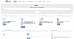Desktop Screenshot of amigo.geneontology.org